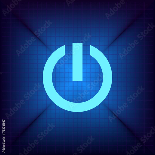 Light blue vector icon on a dark blue background.