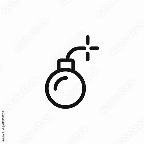 bomb explosure icon sign vector