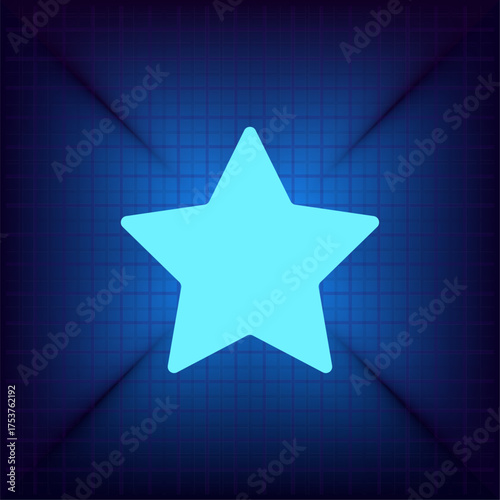 Light blue vector icon on a dark blue background.