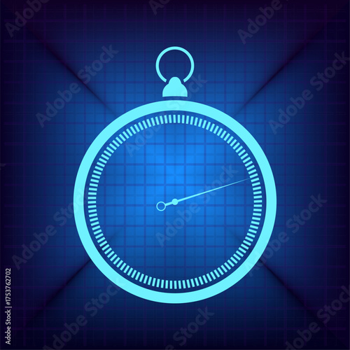 Light blue vector icon on a dark blue background.