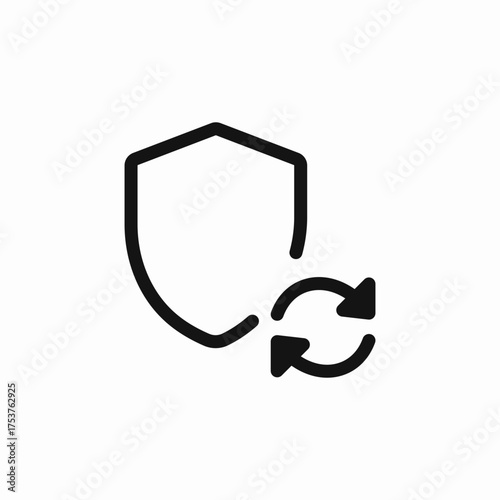 update lock icon sign vector