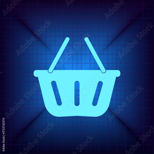 Light blue vector icon on a dark blue background.