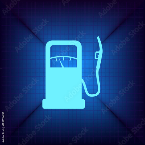 Light blue vector icon on a dark blue background.