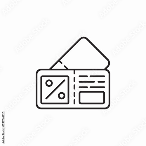discount coupon icon sign vector