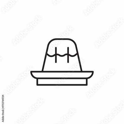 jelly sweet icon sign vector