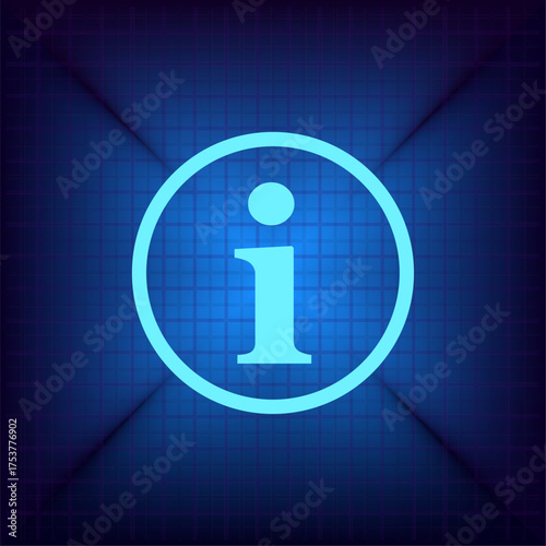 Light blue vector icon on a dark blue background.