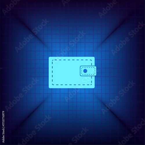 Light blue vector icon on a dark blue background.