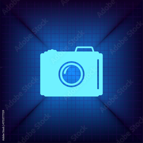 Light blue vector icon on a dark blue background.