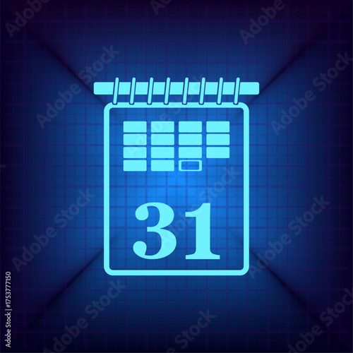 Light blue vector icon on a dark blue background.
