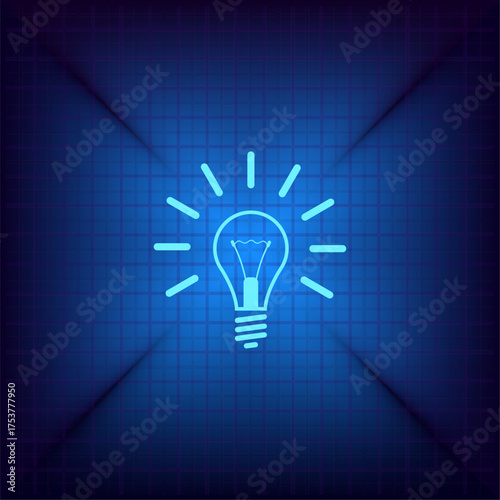 Light blue vector icon on a dark blue background.