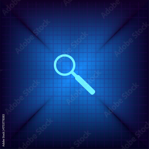 Light blue vector icon on a dark blue background.