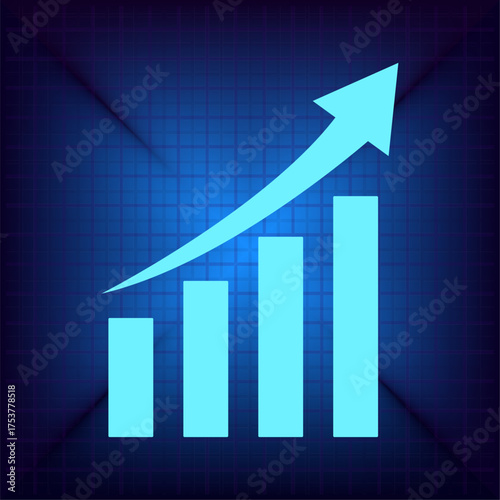Light blue vector icon on a dark blue background.