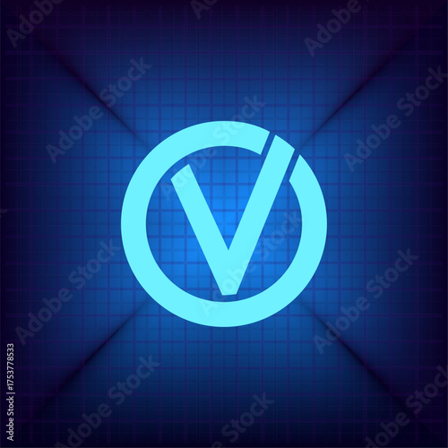 Light blue vector icon on a dark blue background.