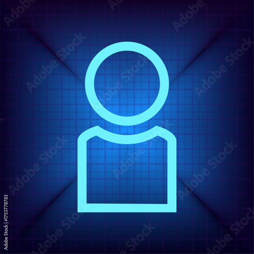 Light blue vector icon on a dark blue background.