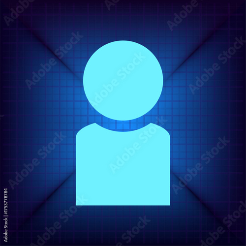 Light blue vector icon on a dark blue background.