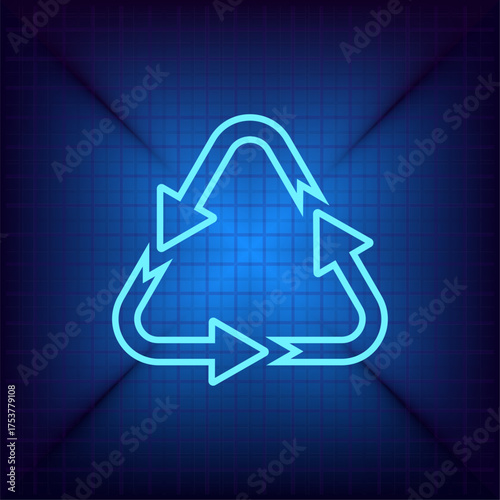 Light blue vector icon on a dark blue background.