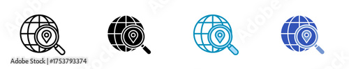 Global  Icon Set Multiple Style Collection