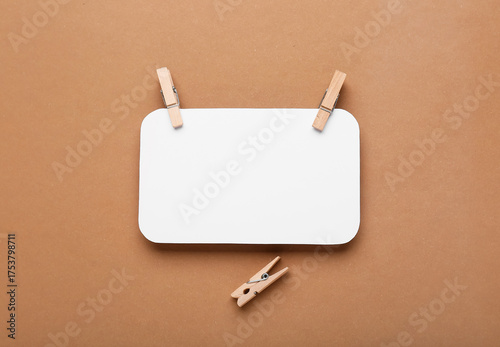 Composition with blank card...