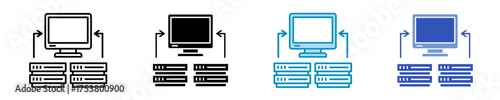 Computer   Icon Set Multiple Style Collection	