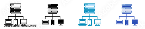 Database   Icon Set Multiple Style Collection	