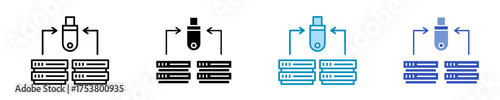 Backup   Icon Set Multiple Style Collection	
