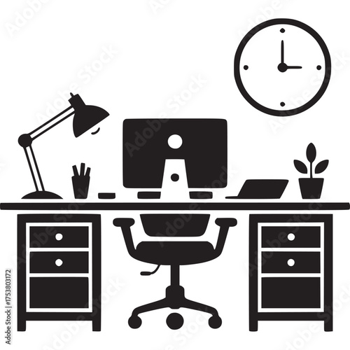 Vector art of black number 441