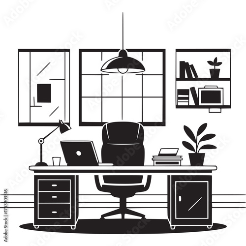 Vector art of seamless pattern of rounded rectangles