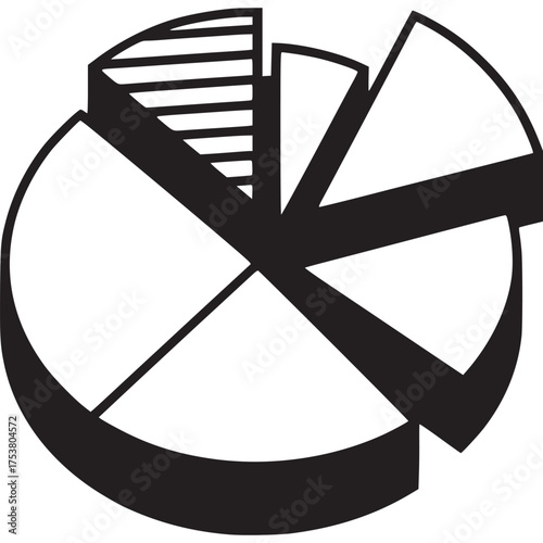 Vector art of concentric circles optical illusion pattern