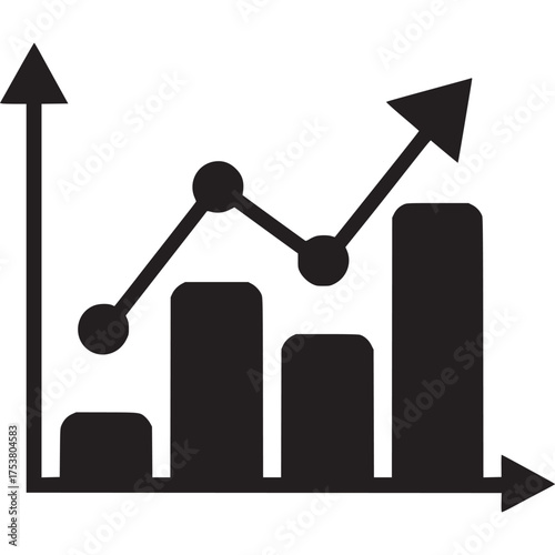 Vector art of abstract black spiky shapes on light background