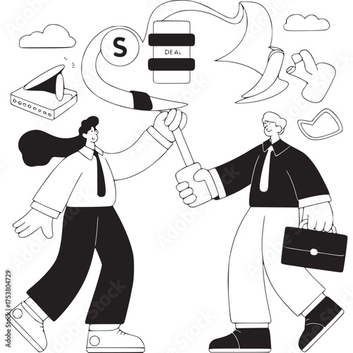 Vector art of keffiyeh pattern