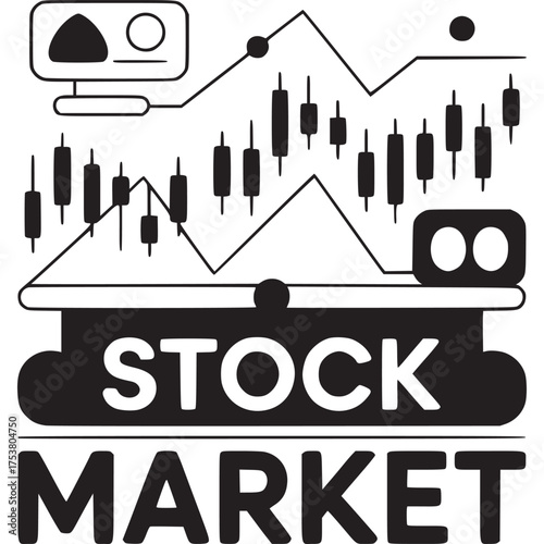 Vector art of geometric pattern with interlocking shapes