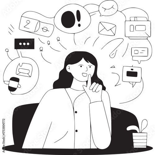 Vector art of abstract geometric pattern with brown and dark gray