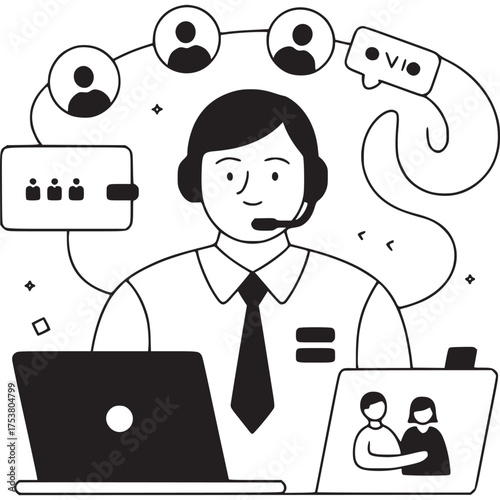 Vector art of vertical stripes pattern background