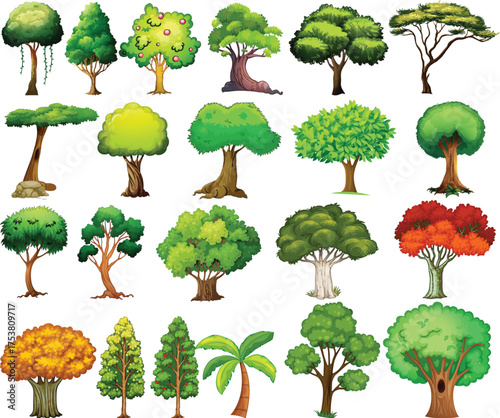 collection of trees