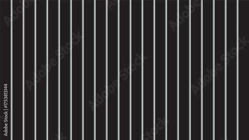Modern Black and White Thin Vertical Stripes Pattern Background