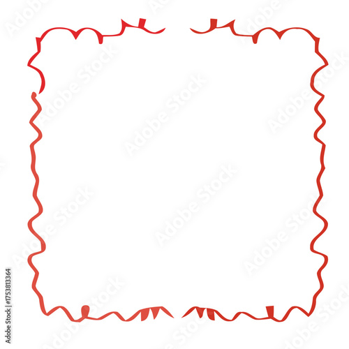 Christmas frame vector, festive border, holiday background, xmas decoration, winter design