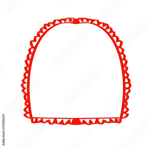 Christmas frame vector, festive border, holiday background, xmas decoration, winter design
