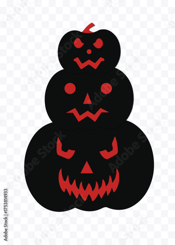 Halloween Pumpkins Collection | Assorted Jack O’ Lantern Vector Set with Funny and Creepy Faces