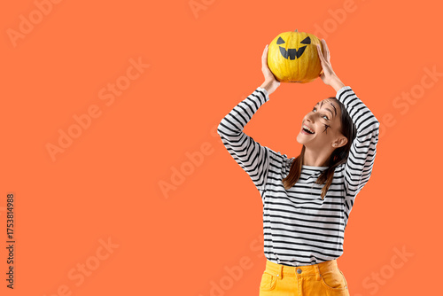 Beautiful young happy woman...