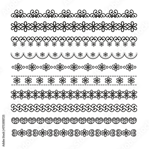 vector set of decorative elements