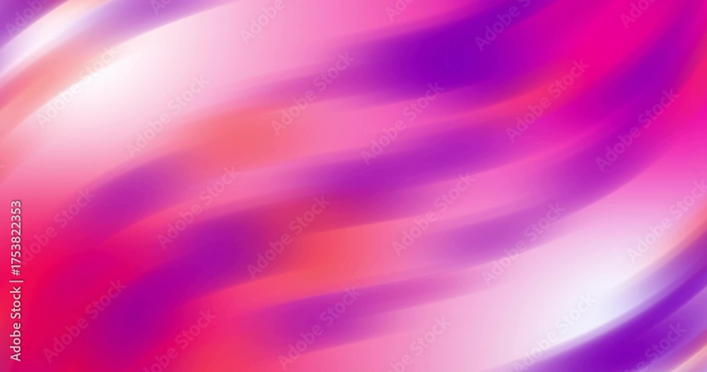 Naklejka premium Flowing gradients moving across digital canvas, with vivid pink magenta purple streaks