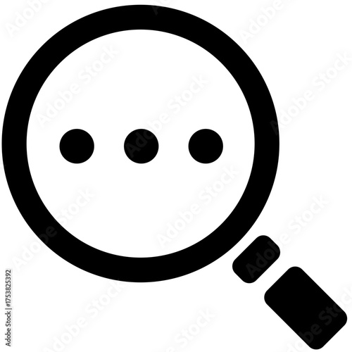 magnifier icon, magnifying glass icon, research icon, search icon