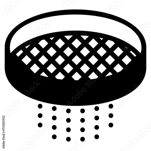 Flour sifter icon