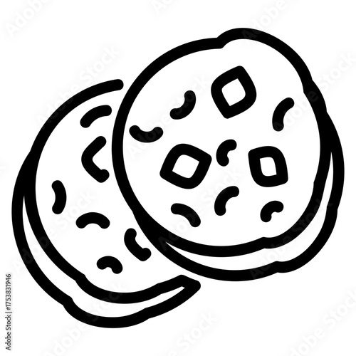 Oatmeal raisin icon