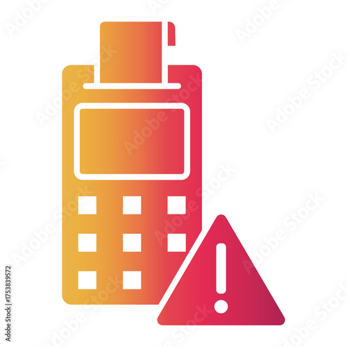 warning Gradient icon