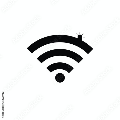 WiFi symbol, smartphone screen, button to connect to wireless internet