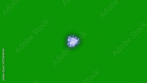 A green screen with white background and ball on it fireball flower light animated chromakey background frame backgrounds colorful motion figure design emotion movement style composition