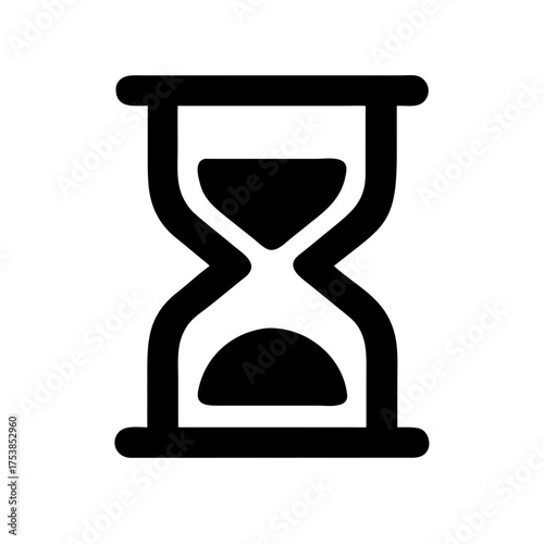 Hourglass representing the passage and concept of time