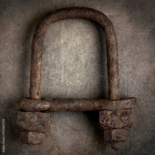 old rusty tool
