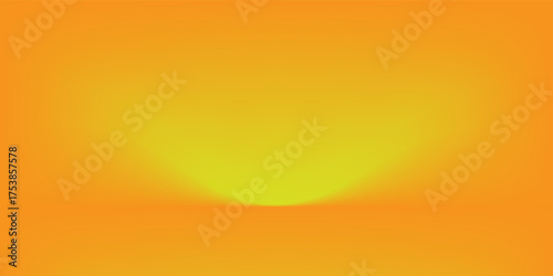 Yellow abstract background for product placing. vector illustrations